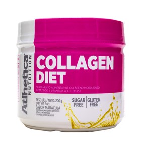 Collagen Diet Sabor Maracujá 200g Atlhetica Nutrition
