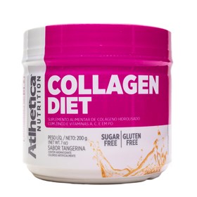 Collagen Diet Sabor Tangerina 200g Atlhetica Nutrition