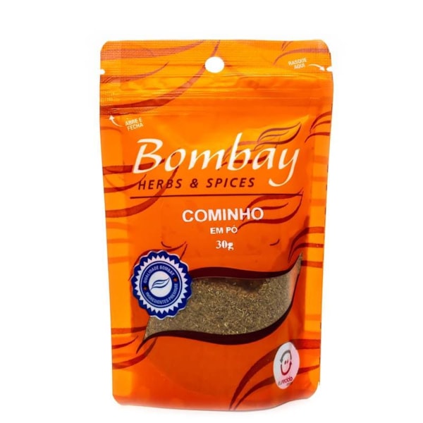 Cominho Em Pó 30g Pouch Bombay