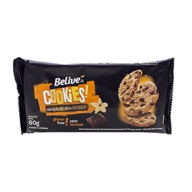 Cookies De Baunilha C/ Gotas De Chocolate S/ Glúten E Lactose 80g Belive