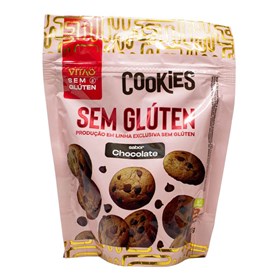 Cookies De Cacau C/ Gotas De Chocolate Sem Gluten 120g Vitao