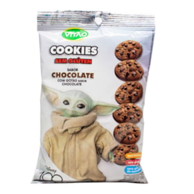 Cookies De Chocolate Com Gotas De Chocolate S/ Glúten E S/ Lactose Disney 60g Vitao