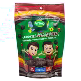 Cookies De Morango Com Cobertura De Chocolate Sem Gluten Kids 80g Vitao Cookies De Morango Com Cobertura De Chocolate Sem Gluten Kids 80g Vitao