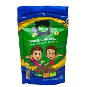 Cookies Integral De Cacau Com Gotas De Chocolate S/ Lactose Kids 80g Vitao