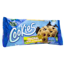 Cookies Integral Original C/ Gotas Sabor Chocolate Zero Açúcar 60g Vitao Cookies Integral Original C/ Gotas Sabor Chocolate Zero Açúcar 60g Vitao