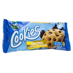 Cookies Integral Original C/ Gotas Sabor Chocolate Zero Açúcar 60g Vitao