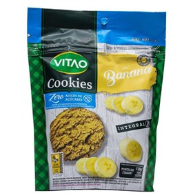 Cookies Integral Zero Açúcar de Banana 150g - VITAO