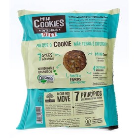 Cookies Organico Diet sabor 4 Castanhas 120g - Mãe Terra