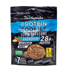 Cookies Protein 100% Integral De Amendoim 100g Da Magrinha