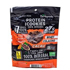 Cookies Protein 100% Integral de Cacau 100G Da Magrinha