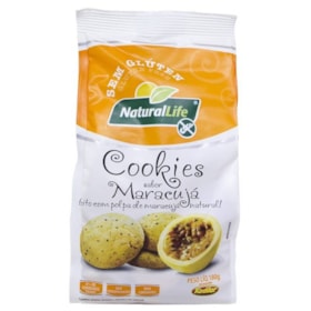 Cookies s/ Gluten sabor Maracujá 180g - Natural Life Cookies s/ Gluten sabor Maracujá 180g - Natural Life
