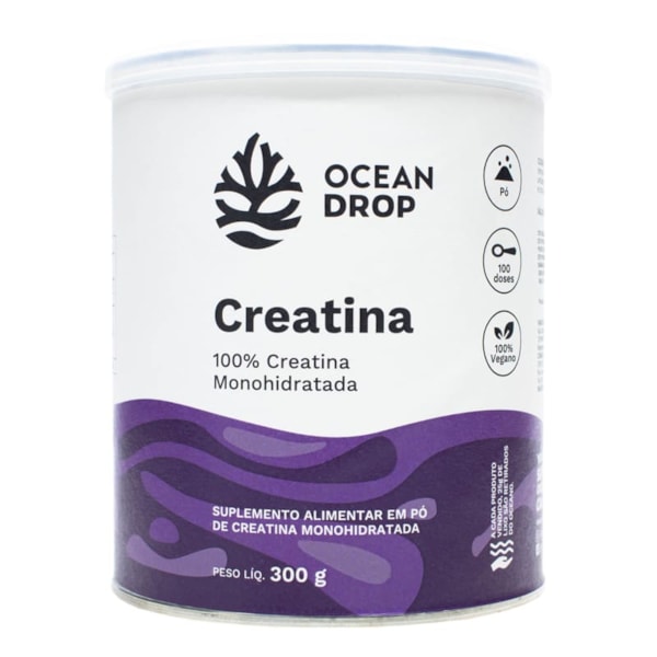 Creatina Monohidratada 300g Ocean Drop