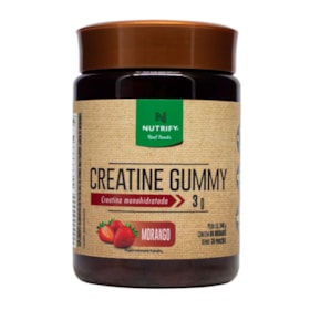 Creatine Gummy Sabor Morango 60 Unidades Nutrify