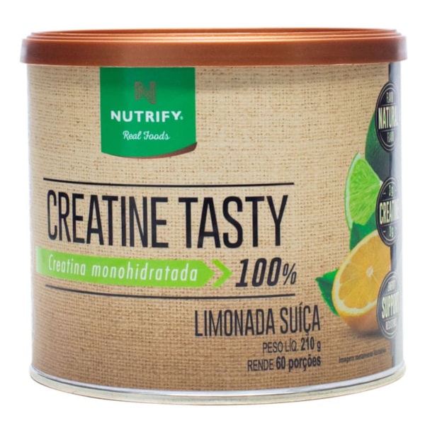 Creatine Tasty Sabor Limonada Suíça 210g Nutrify