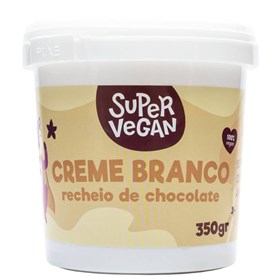 Creme Branco Com Recheio De Chocolate 350g Super Vegan