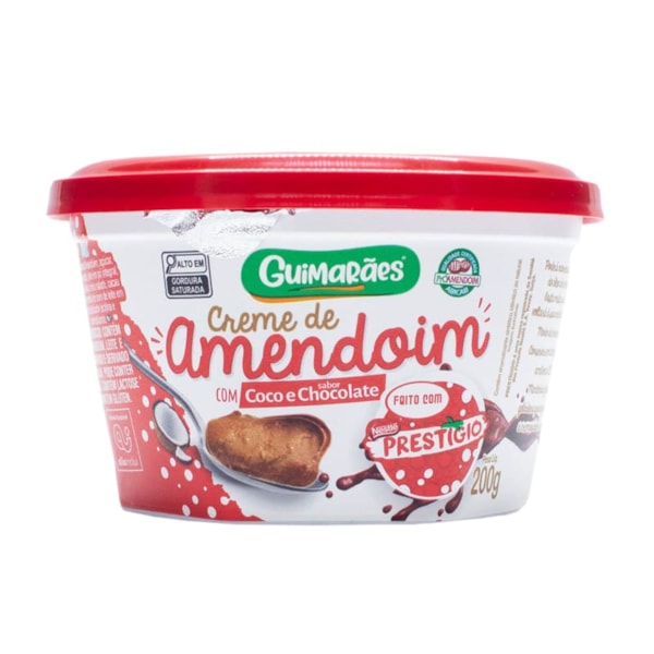 Creme De Amendoim Com Chocolate Prestígio 200g Guimarães