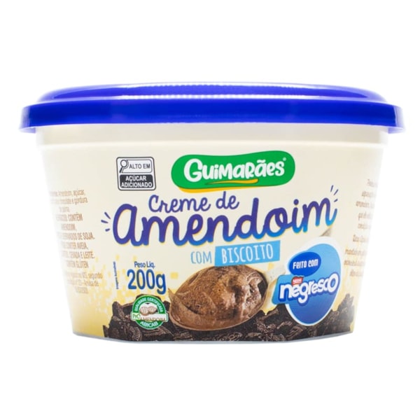 Creme De Amendoim Com Negresco 200g Guimarães