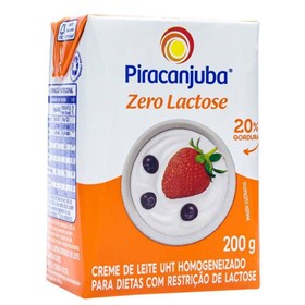 Creme de Leite Zero Lactose 200g - Piracanjuba