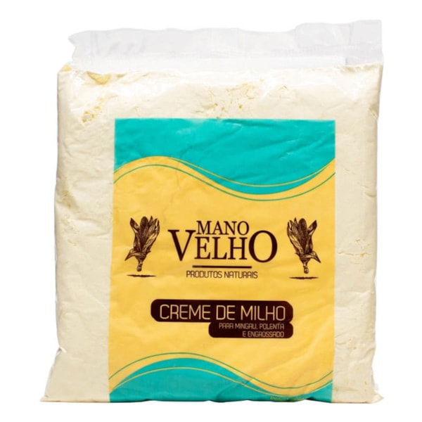 Creme De Milho Natural 500g Mano Velho