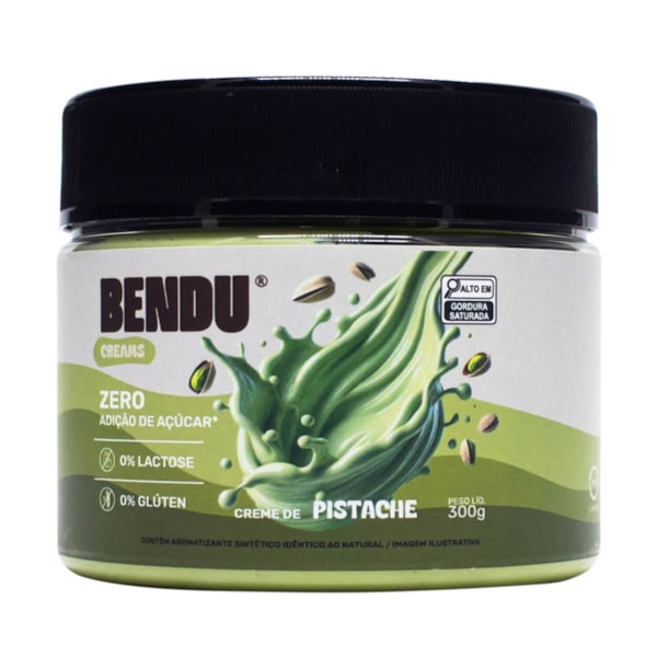 Creme De Pistache Zero Açúcar 300g Bendú