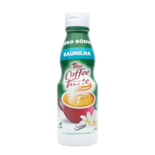 Creme P/ Café Coffee Taste Sabor Baunilha Zero Sódio 473ml Mrs Taste