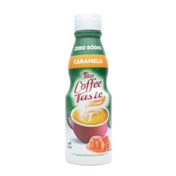 Creme P/ Café Coffee Taste Sabor Caramelo Zero Sódio 473ml Mrs Taste