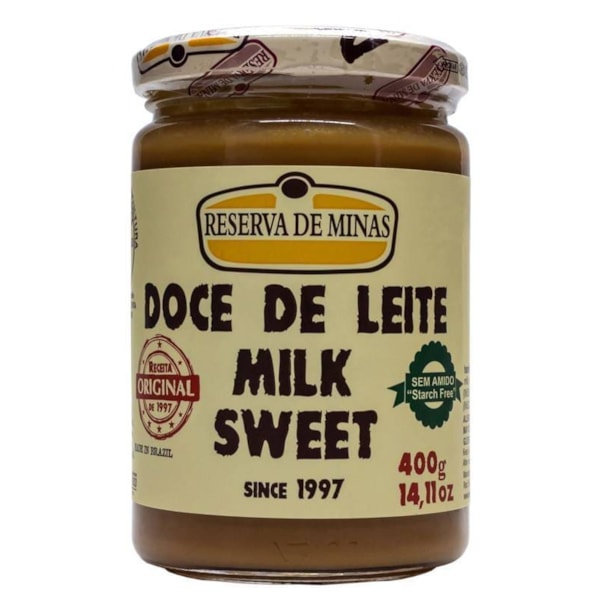 Doce De Leite Original S/ Glúten 400g Reserva De Minas