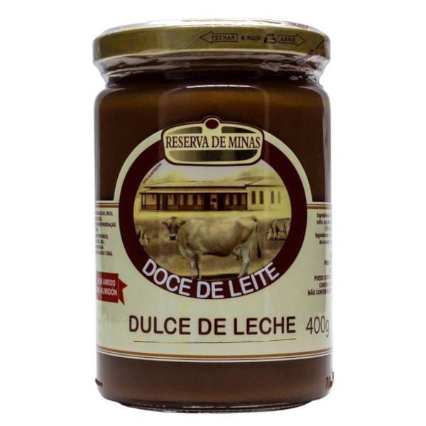 Doce De Leite Tipo Argentino S/ Glúten 400g Reserva De Minas