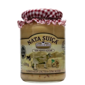 Doce Nata Suíça C/ Nozes S/ Glúten 630g Reserva De Minas