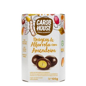 Drágeas de Alfarroba com Amendoim 100g Carob House