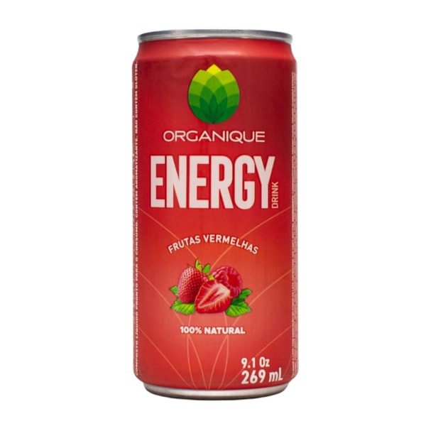 Energético Orgânico C/ Frutas Vermelhas 269ml Organique