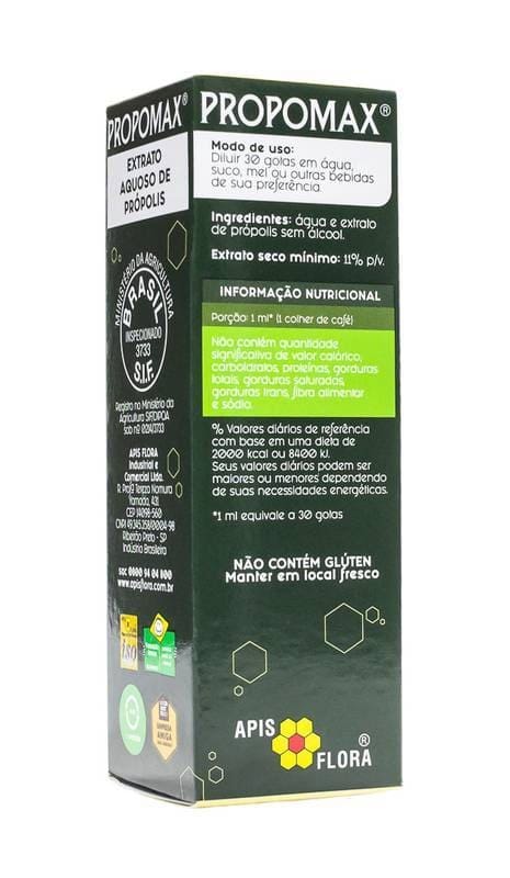 Extrato Aquoso De Própolis S/ Álcool Propomax 30ml Apis Flora