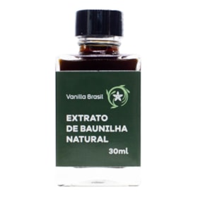 Extrato Natural De Baunilha 30ml Vanilla Brasil