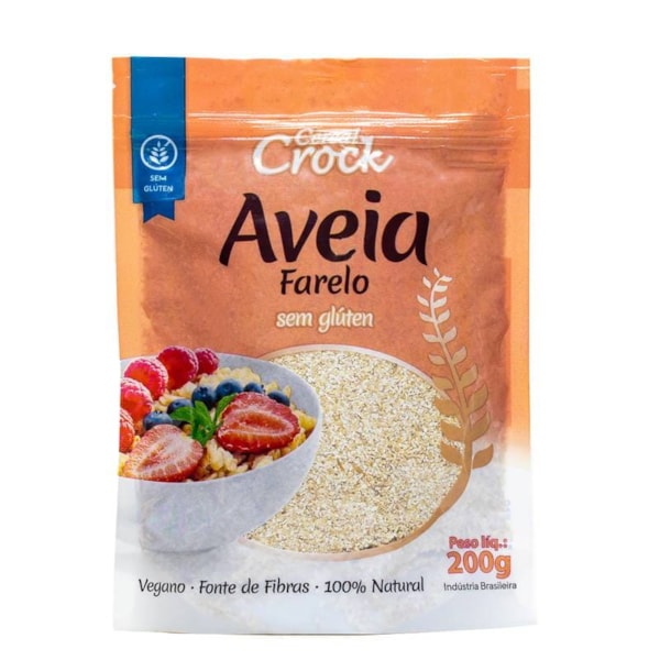 Farelo de Aveia 200g - Leve Crock