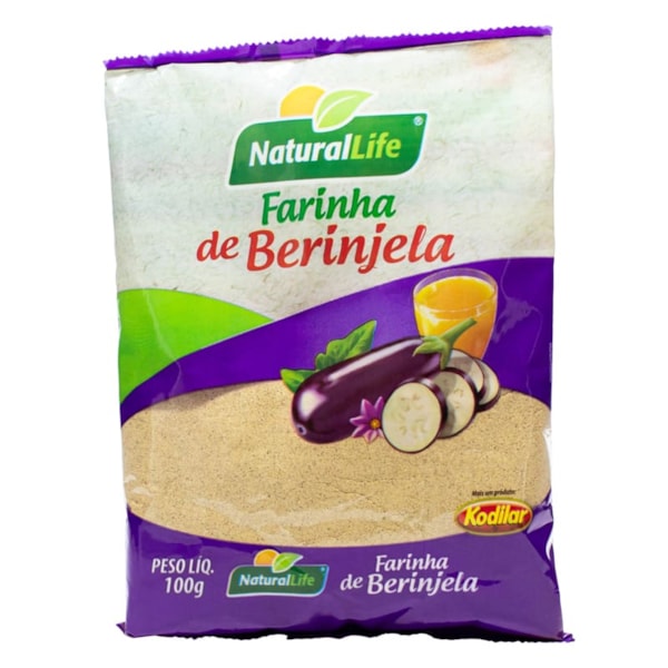 Farinha De Berinjela 100g Natural Life