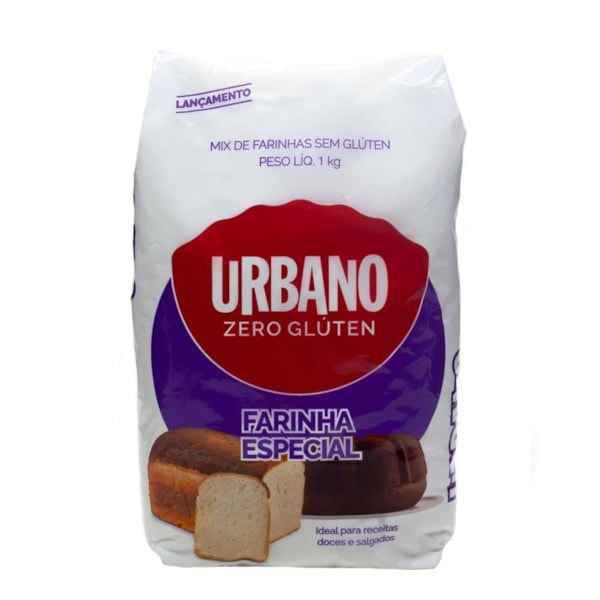 Farinha Especial S/ Glúten Para Mix De Receitas 1Kg Urbano