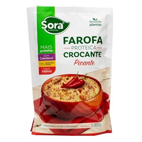 Farofa Crocante Proteica Picante 300g - Sora