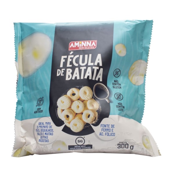 Fécula de Batata s/ Glúten 300g – Aminna