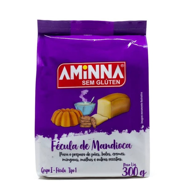 Fécula de Mandioca s/ Glúten 300g – Aminna