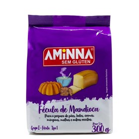 Fécula de Mandioca s/ Glúten 300g – Aminna