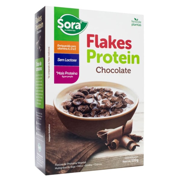 Flakes Protein Chocolate 120g Sora