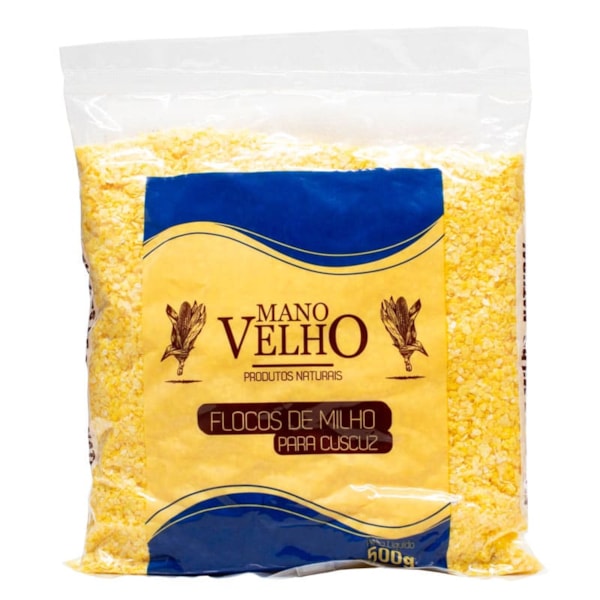 Flocos De Milho Natural 500g Mano Velho