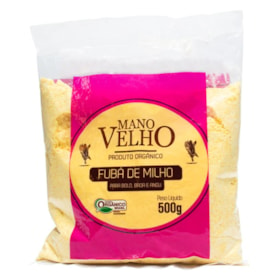 Fubá De Milho Orgânico 500g Mano Velho