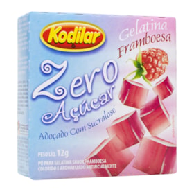 Gelatina Sabor Framboesa Zero Açúcar 12g Natural Life