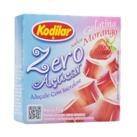 Gelatina Sabor Morango Zero Açúcar 12g Natural Life