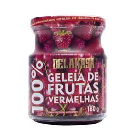 Geleia 100% Sabor Frutas Vermelhas Delakasa 200g Vitao