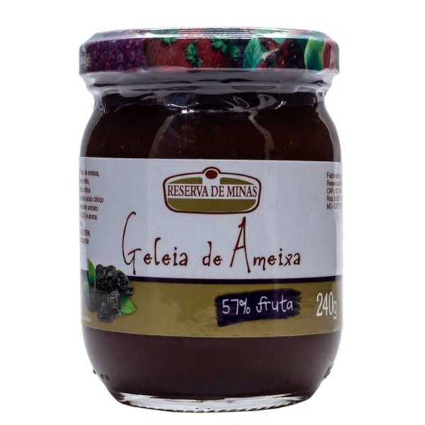 Geleia de Ameixa s/ Glúten 240g Reserva de Minas