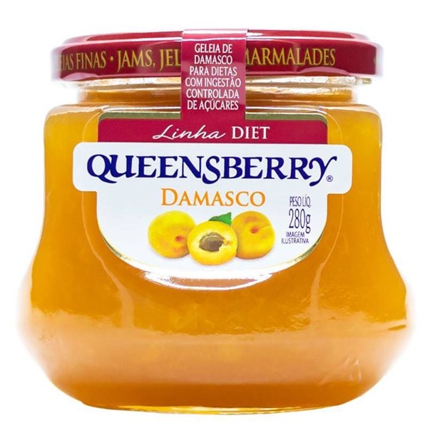Geleia de Damasco 100% Fruta Queensberry 170g