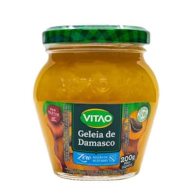 Geleia De Damasco Zero Açúcar 200g Vitao