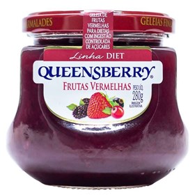 Geléia de Frutas Vermelhas DIET 280g - Queensberry